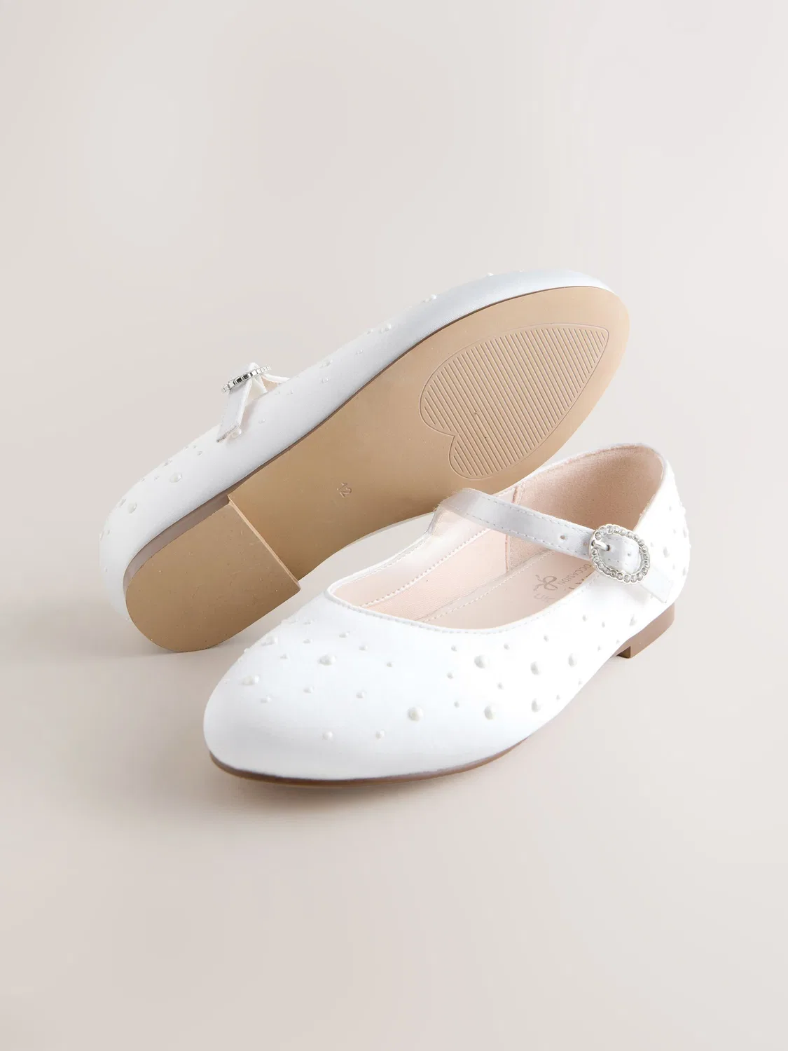 Туфли Мэри Джейн White Pearl Effect Next, белый