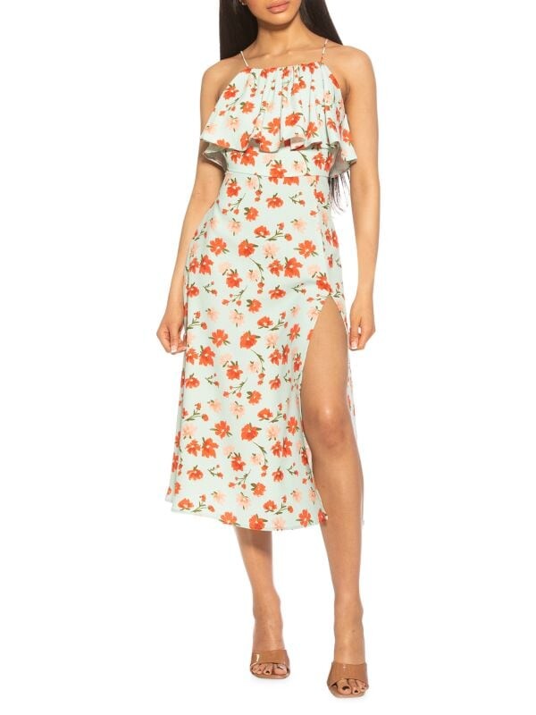 

Платье hailee с пышной юбкой Alexia Admor Mint floral