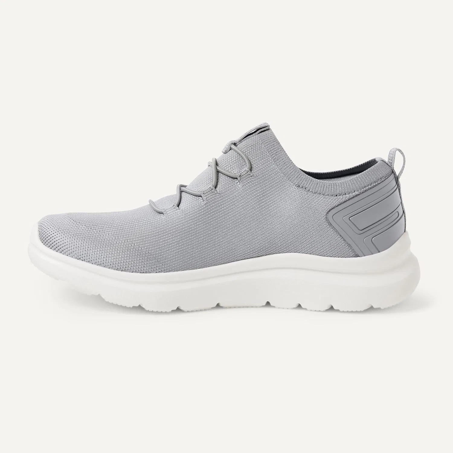 Детские легкие кроссовки для бега для мальчиков и девочек Amazon Essentials, Grey/White — фото 3