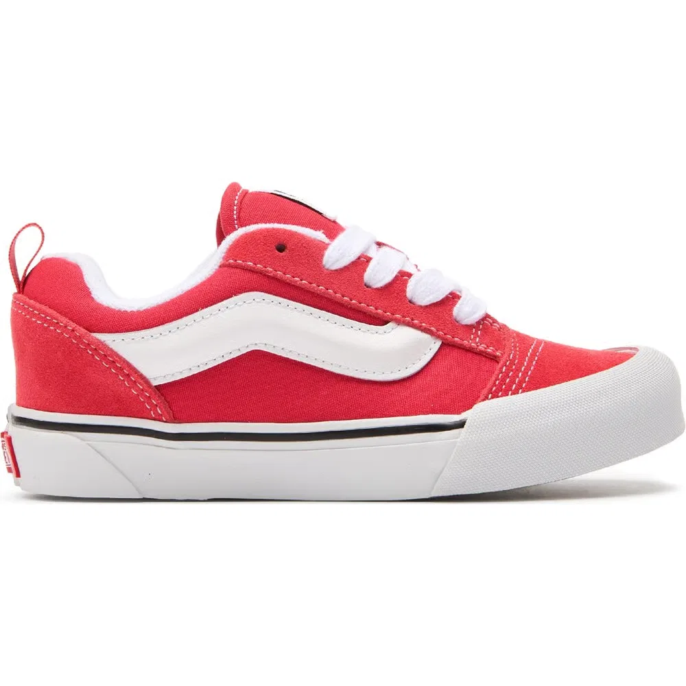 Детские скейтерские кроссовки Knu Skool Vans, Red — фото 2