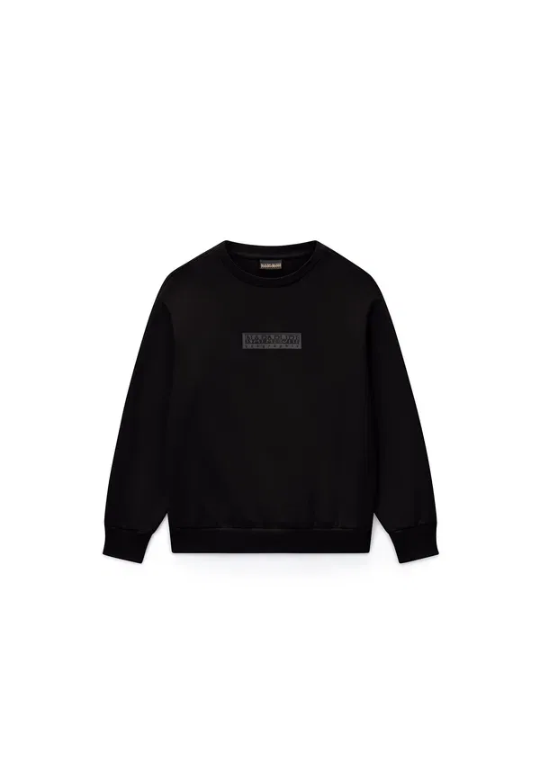Худи с принтом Unisex Napapijri Black Beauty, черный — фото 4