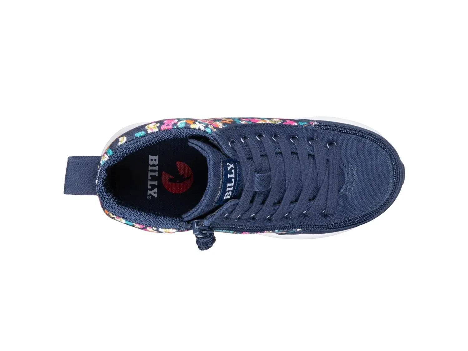 Кроссовки высокие Goat Classic, принт Navy Floral Print, BILLY Footwear — фото 4