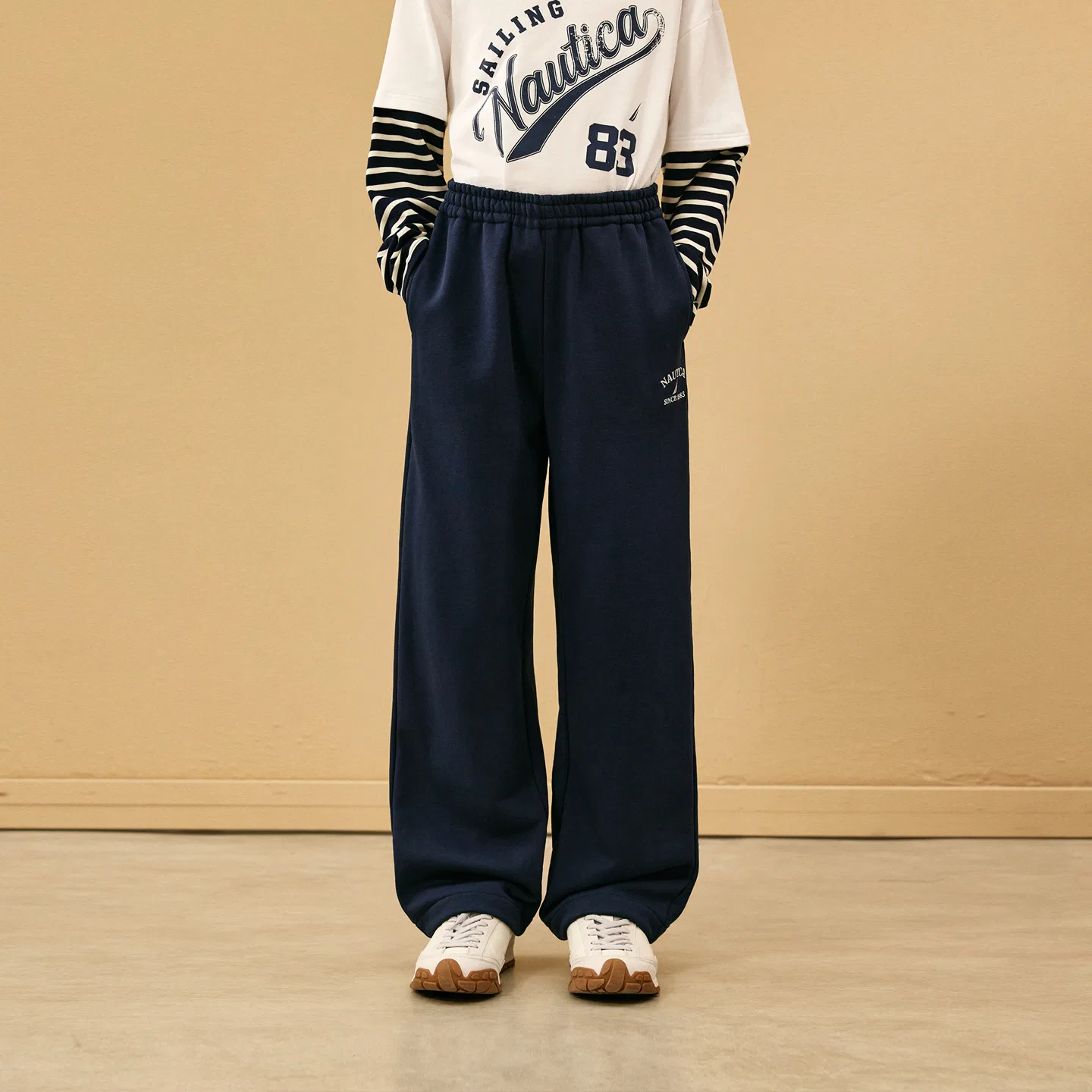 Детские спортивные штаны умеренной растяжимости Navy Blue NAUTICA — фото 3