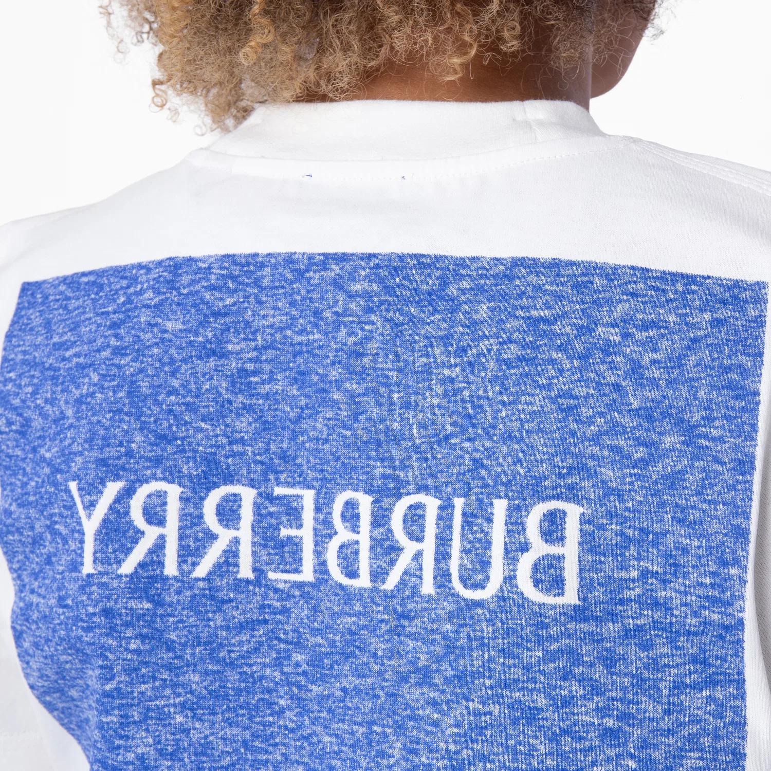 Футболка с принтом Equestrian Knight Print T Shirt Burberry, Salt — фото 2