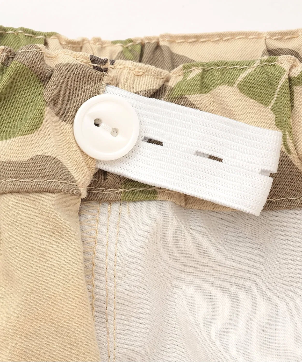 Детские брюки-карго с камуфляжным принтом, модель Insect Camo, kladskap, Beige — фото 4