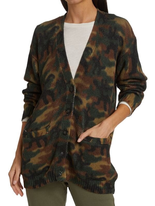 

Кардиган NSF Rogers с камуфляжным принтом, green / camo, Черный, Кардиган NSF Rogers с камуфляжным принтом, green / camo