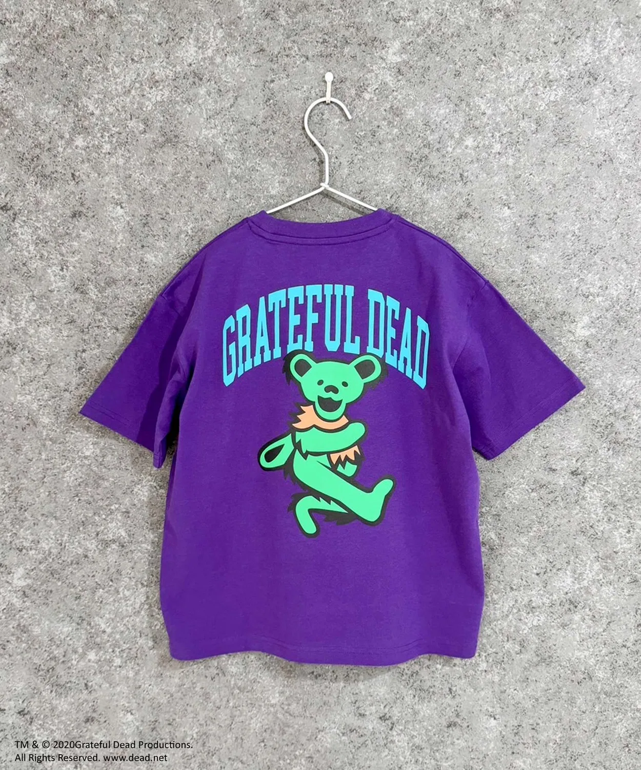 Детская футболка с принтом Grateful Dead Oversized T-Shirt, Dark Green — фото 3
