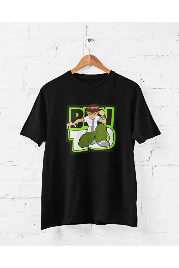 Детская футболка с принтом Ben10 Magors, Black