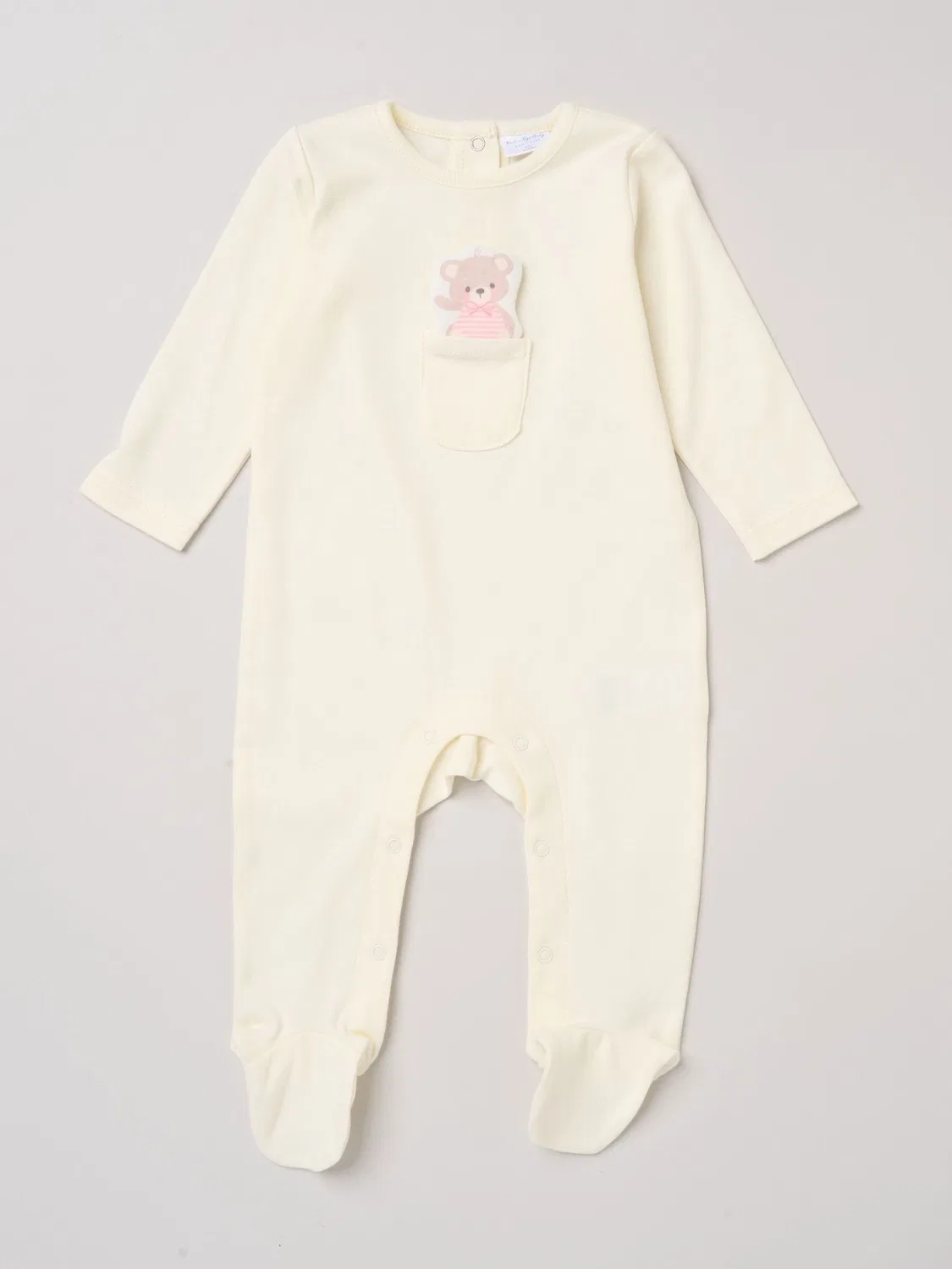Слип с аппликацией медведь с облаком Rock-A-Bye Baby Boutique, желтый — фото 2