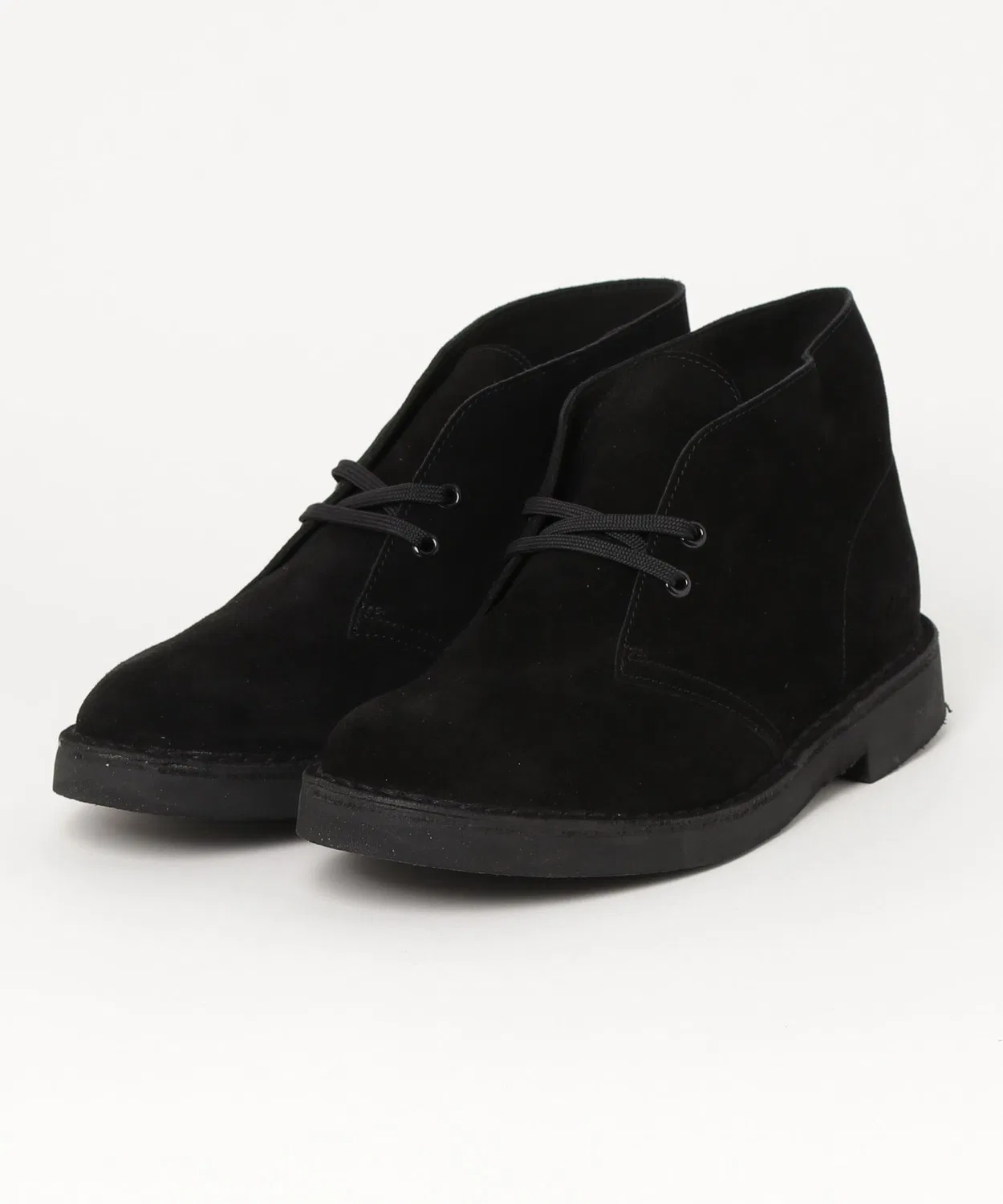 Ботинки дезертные Evolution из премиального замши, бренд Clarks, черные — фото 2