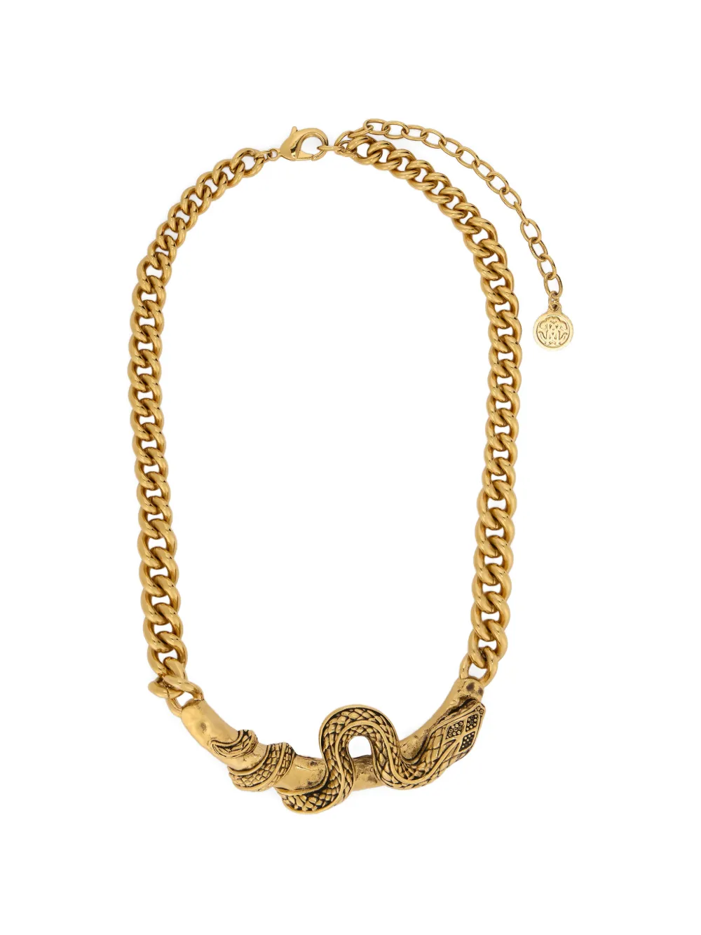 

Ожерелье-цепочка "Серпантин" Roberto Cavalli, золотой