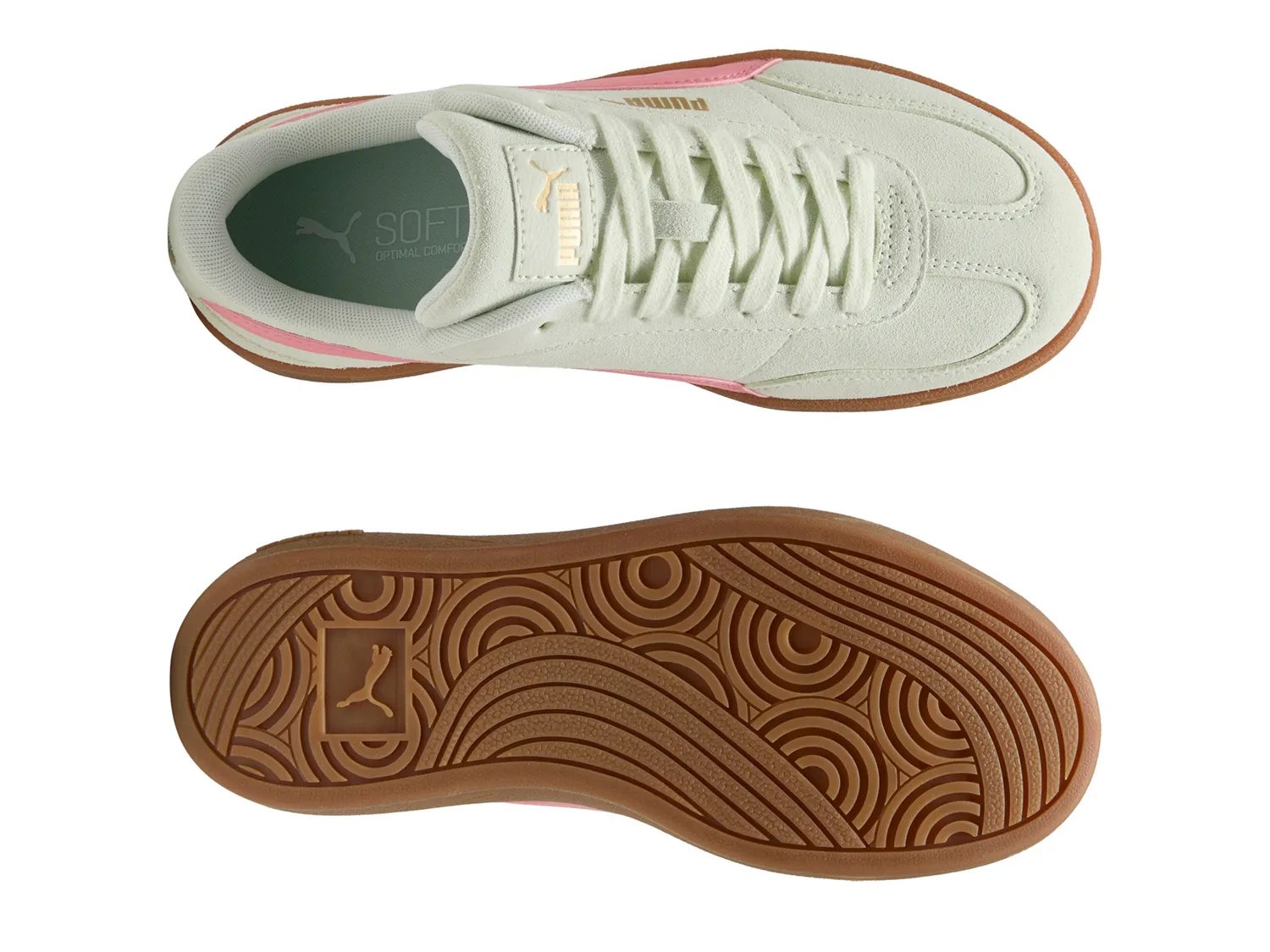 Кроссовки Puma Club II Era SD Platform Sneaker - Women's, темно-зеленый — фото 4