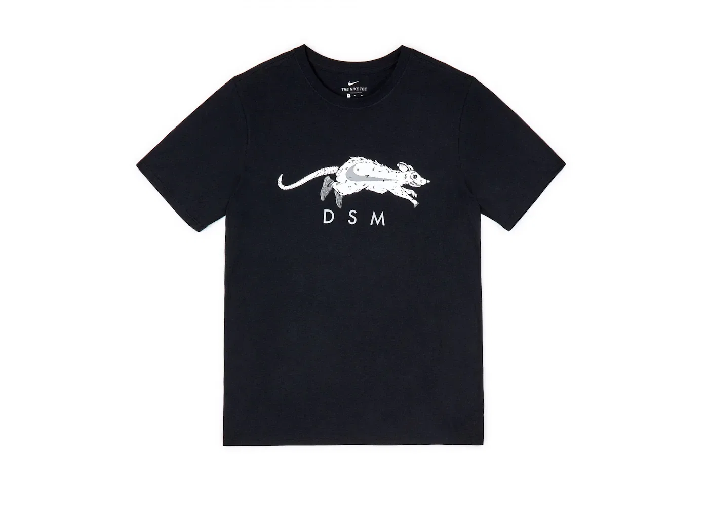 Мужская футболка с принтом Nike x Dover Street Market Year of the Rat Running Rat, Black