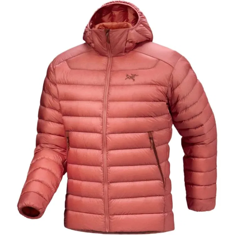 Мужской пуховик с капюшоном Cerium Hoodie Arcteryx, Crimson Rock Red