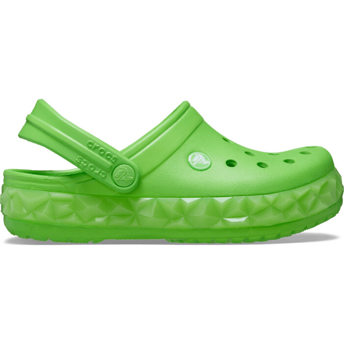 

Сабо для маленьких детей Crocs Toddler Crocband Geometric Glow-in-the-Dark Band Clog, зеленый