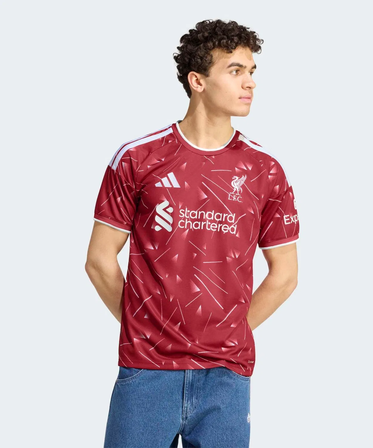 Мужская футболка с принтом Climacool Liverpool FC 26/27 Home Jersey Adidas, Red