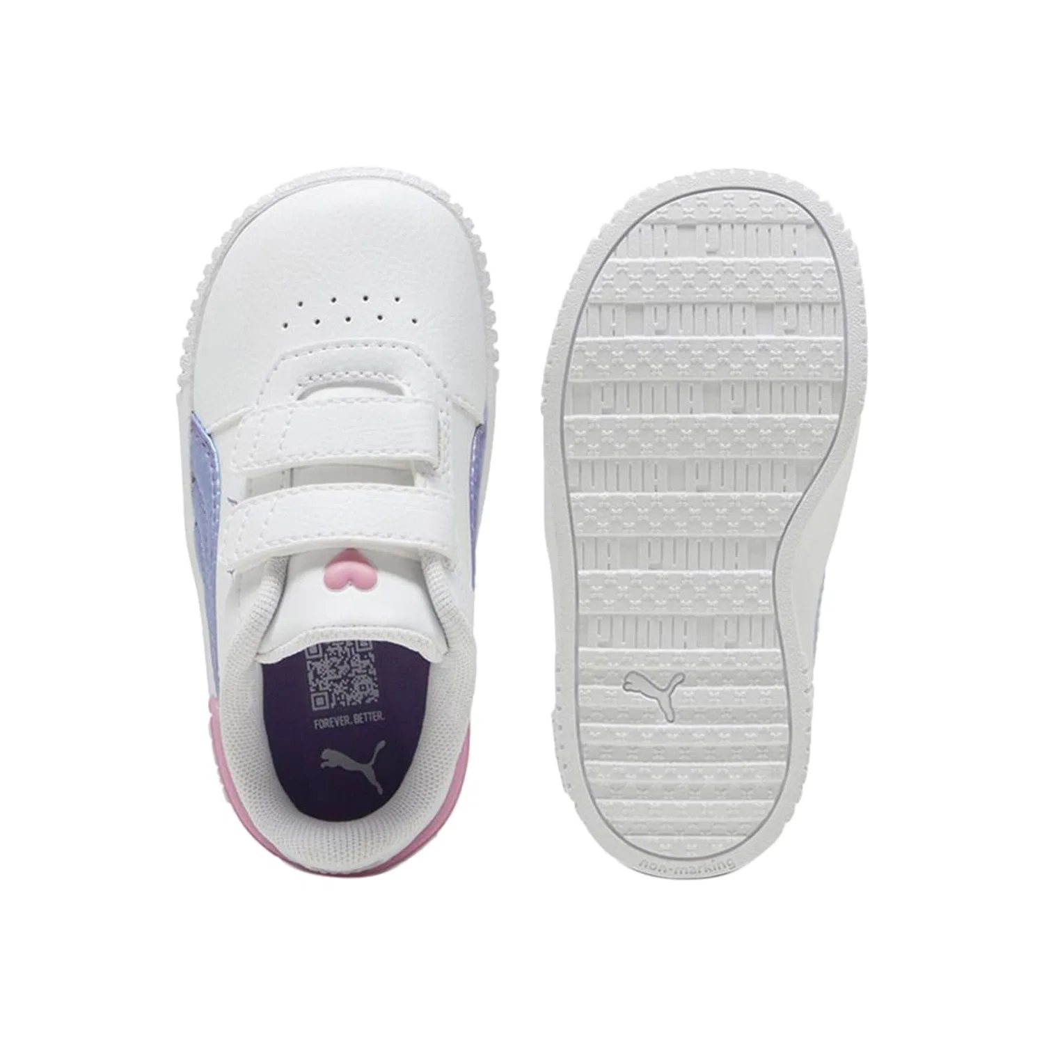 Детские кроссовки для девочек Puma 397974-01, Weiß — фото 4