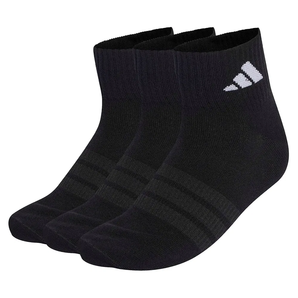 Носки Thin&Light Sportswear Ankle 3 шт Adidas, черный