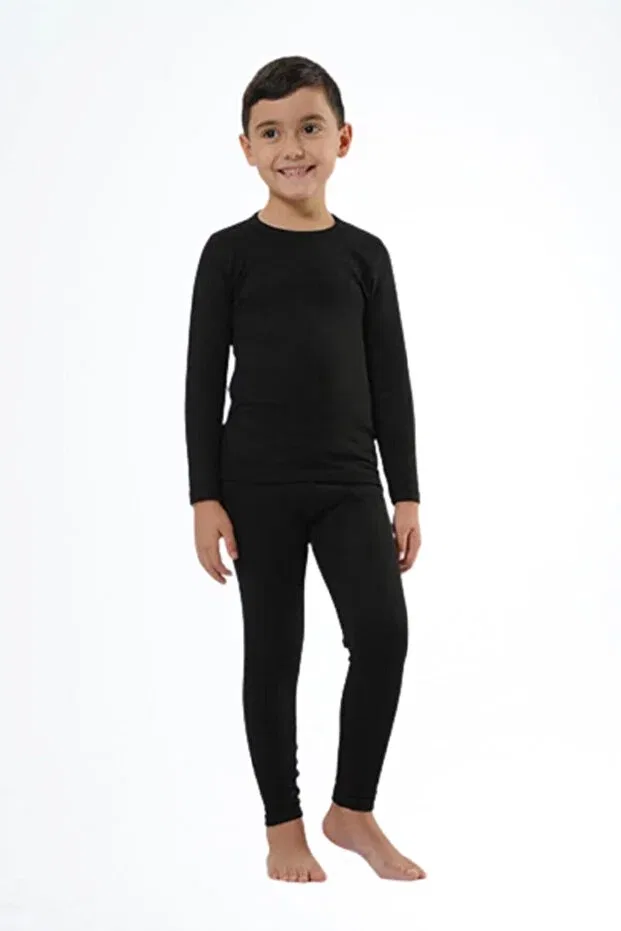 Детский комплект термобелья для мальчиков хлопковый Trend Consept, Black