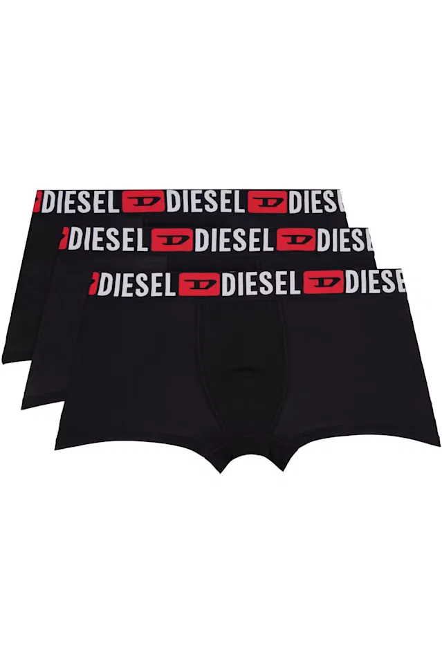 Комплект из трех черных боксерских трусов umbx-damienthreepack Diesel