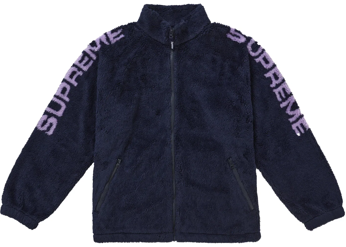 Мужская куртка из флиса Supreme Shoulder Logo Navy