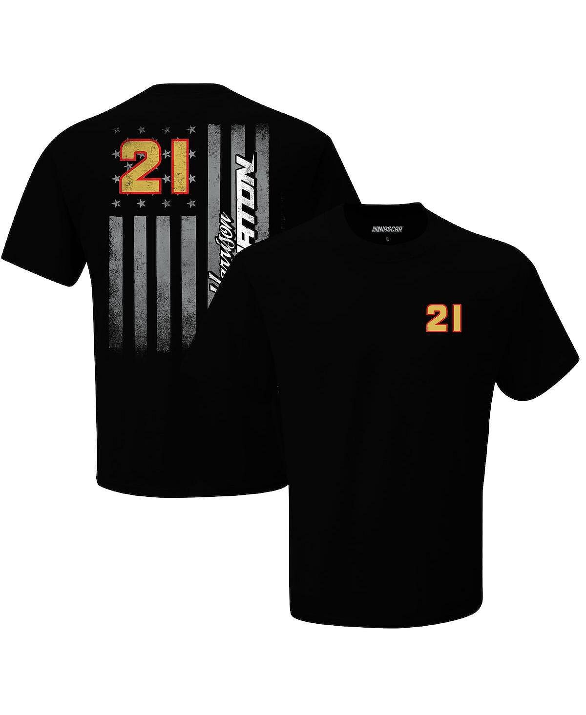 

Мужская футболка в клетку с клетчатым флагом harrison burton exclusive tonal flag flag black Checkered Flag Sports, черный