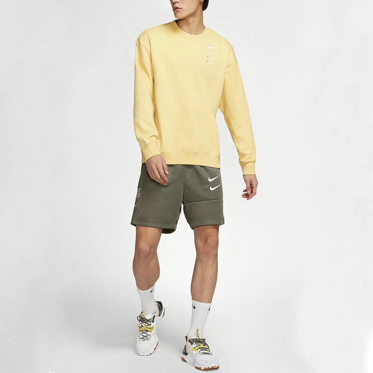Мужской свитшот Nike, Washed Lemon — фото 4