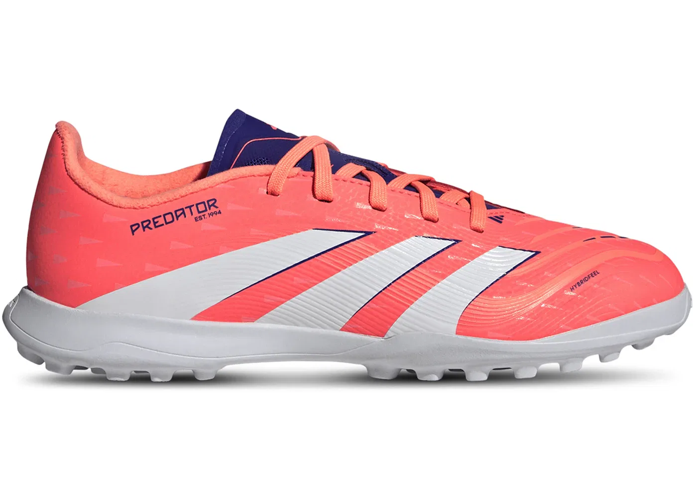 Детские футбольные бутсы Predator League TF Adidas, Signal Coral Cloud White Beam Orange