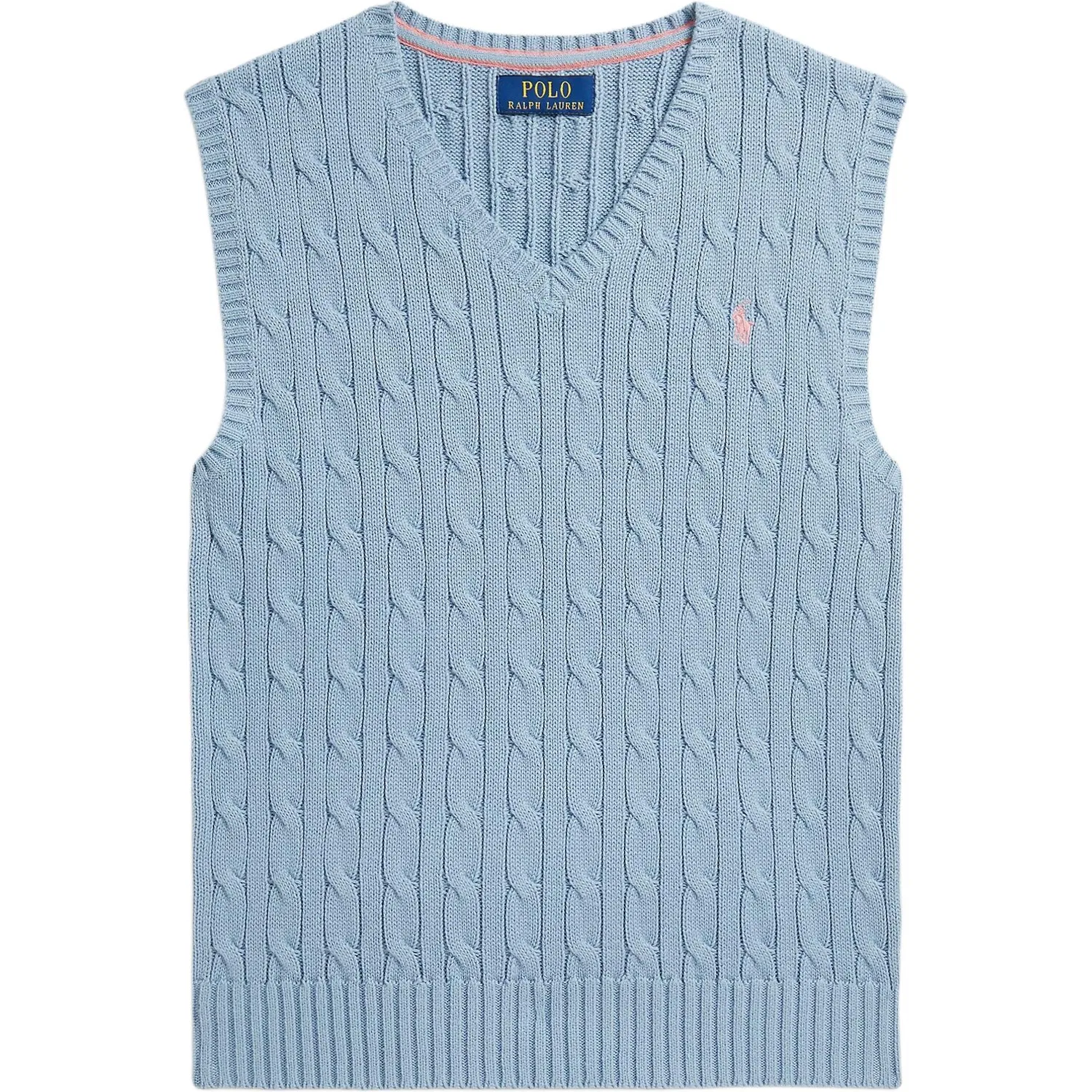Детский жилет с V-образным вырезом Polo Ralph Lauren, Light Blue