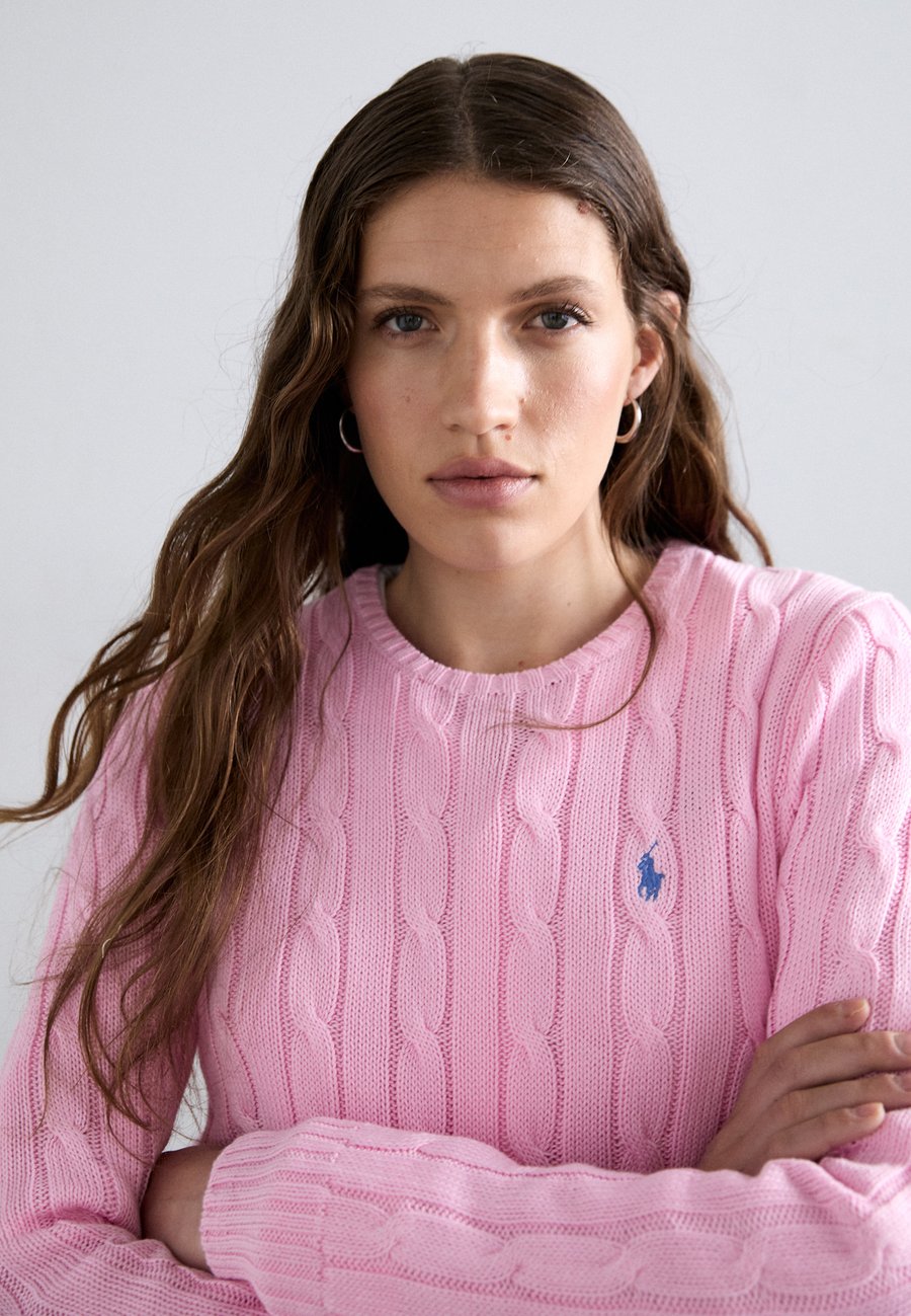 Джемпер Polo Ralph Lauren JULIANNA LONG SLEEVE, Carmel Pink/Pink — фото 4