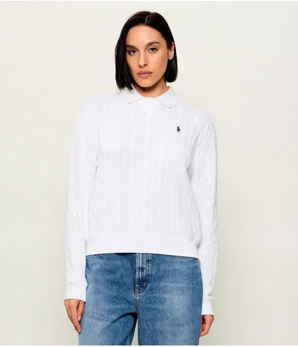 Женский свитер Relaxed Fit Polo Ralph Lauren, белый