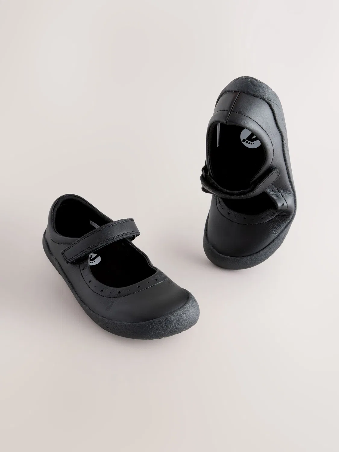Туфли Мэри Джейн босоногие Black Leather Next, черный — фото 2
