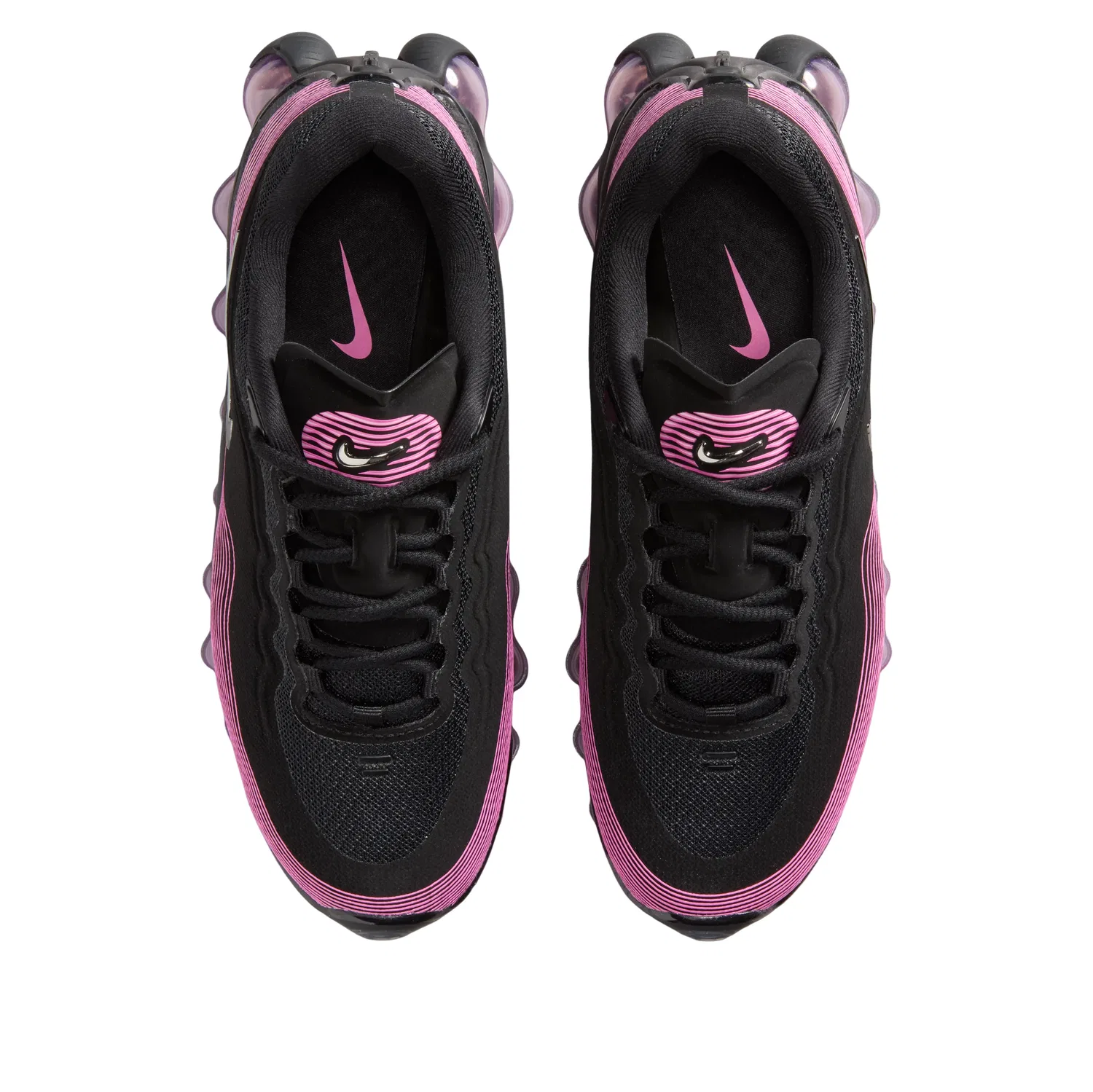 Детские кроссовки с синтетическим верхом Air Liquid Max 'Black Playful Pink' Nike, Black/Playful Pink/Pink Rise/Metallic Silver — фото 3