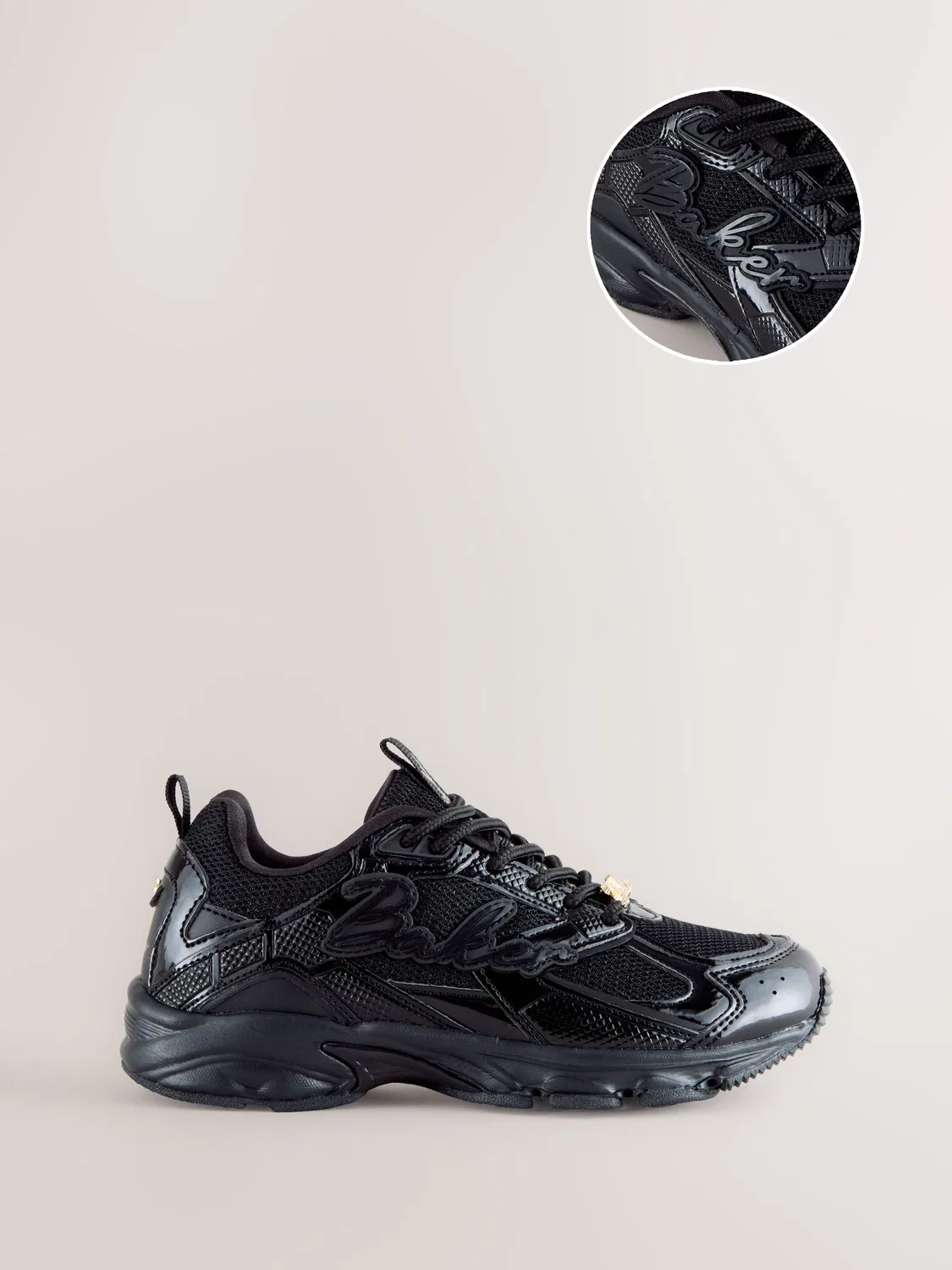 Кроссовки на толстой подошве, Sporty Mesh Chunky Baker by Ted Baker, черный
