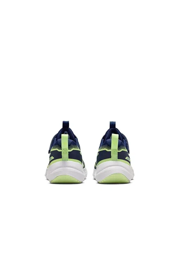 Детские кроссовки для девочек беговые Nike, Blue Void/Univ Blue-Barely Volt — фото 3