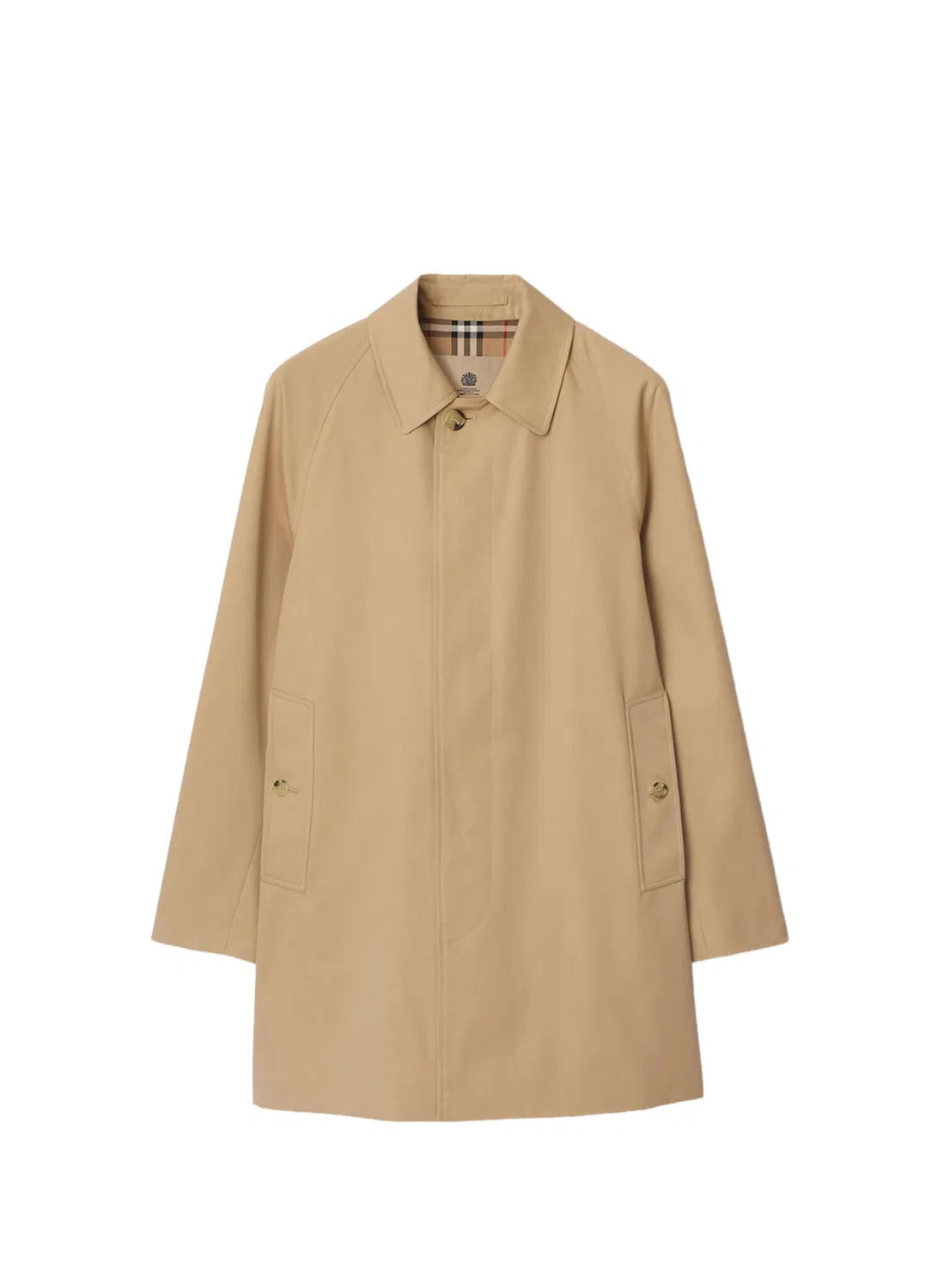 Пальто Burberry Short Camden Heritage Car, bej
