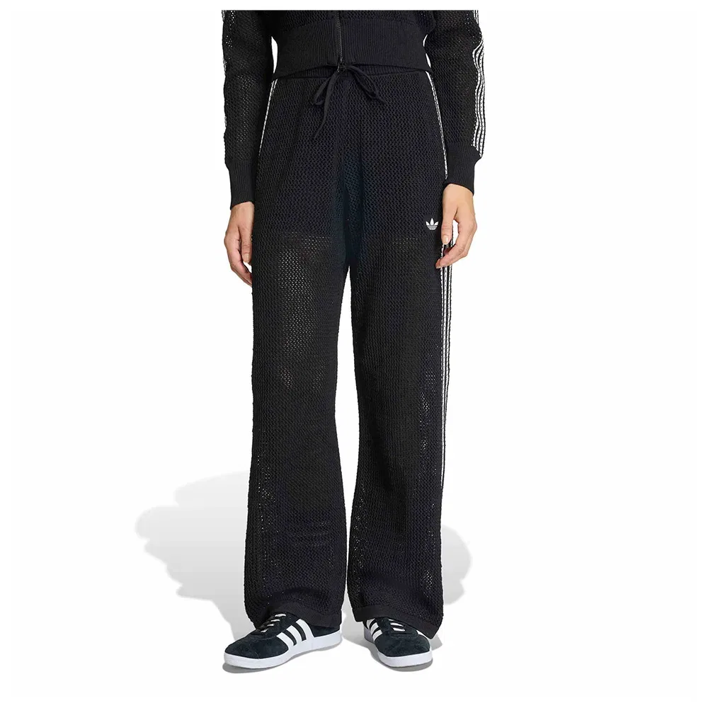 Брюки трикотажные вязаные Firebird Adidas Originals, черный
