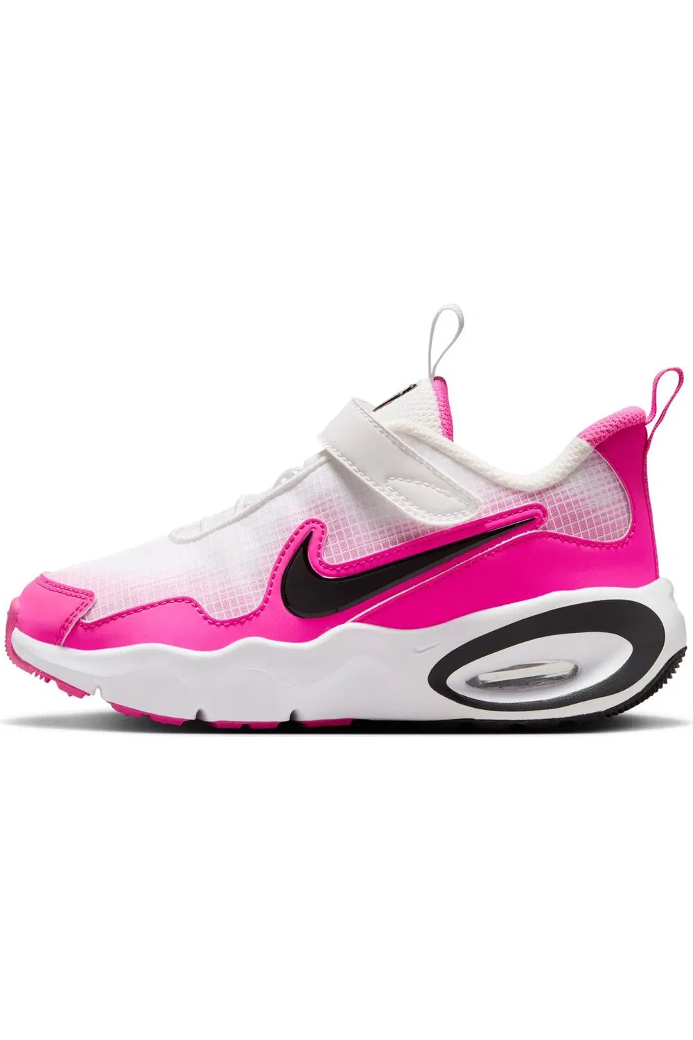 Детские кроссовки с амортизацией Max Air Nova Nike, White/Black/Laser Fuchsia — фото 3