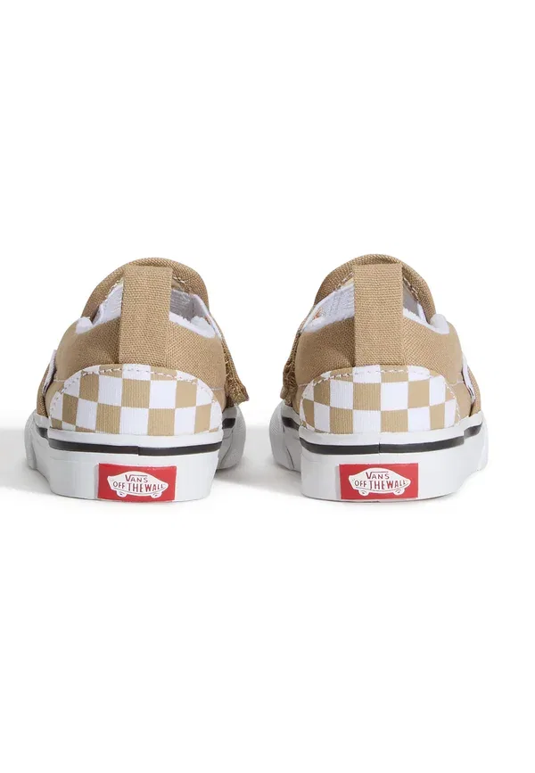 Кроссовки с клетчатым принтом Slip-on Vans Black, черный — фото 4