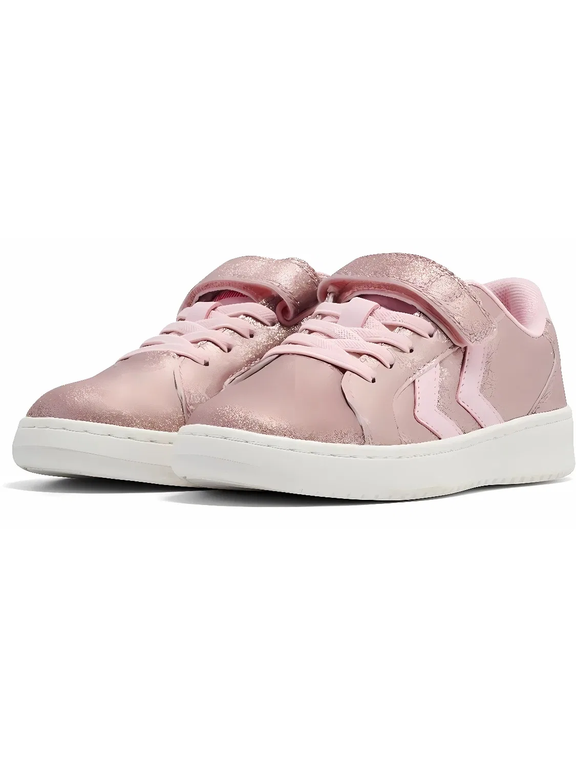 Кроссовки спортивные детские Derby Court Xm Jr Hummel, розовый — фото 2