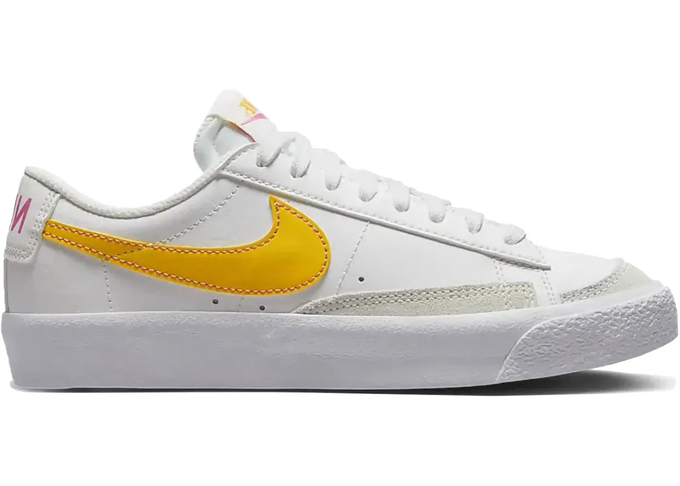 Детские кроссовки lifestyle Nike Blazer Low '77, Summit White/Pinksicle/University Gold