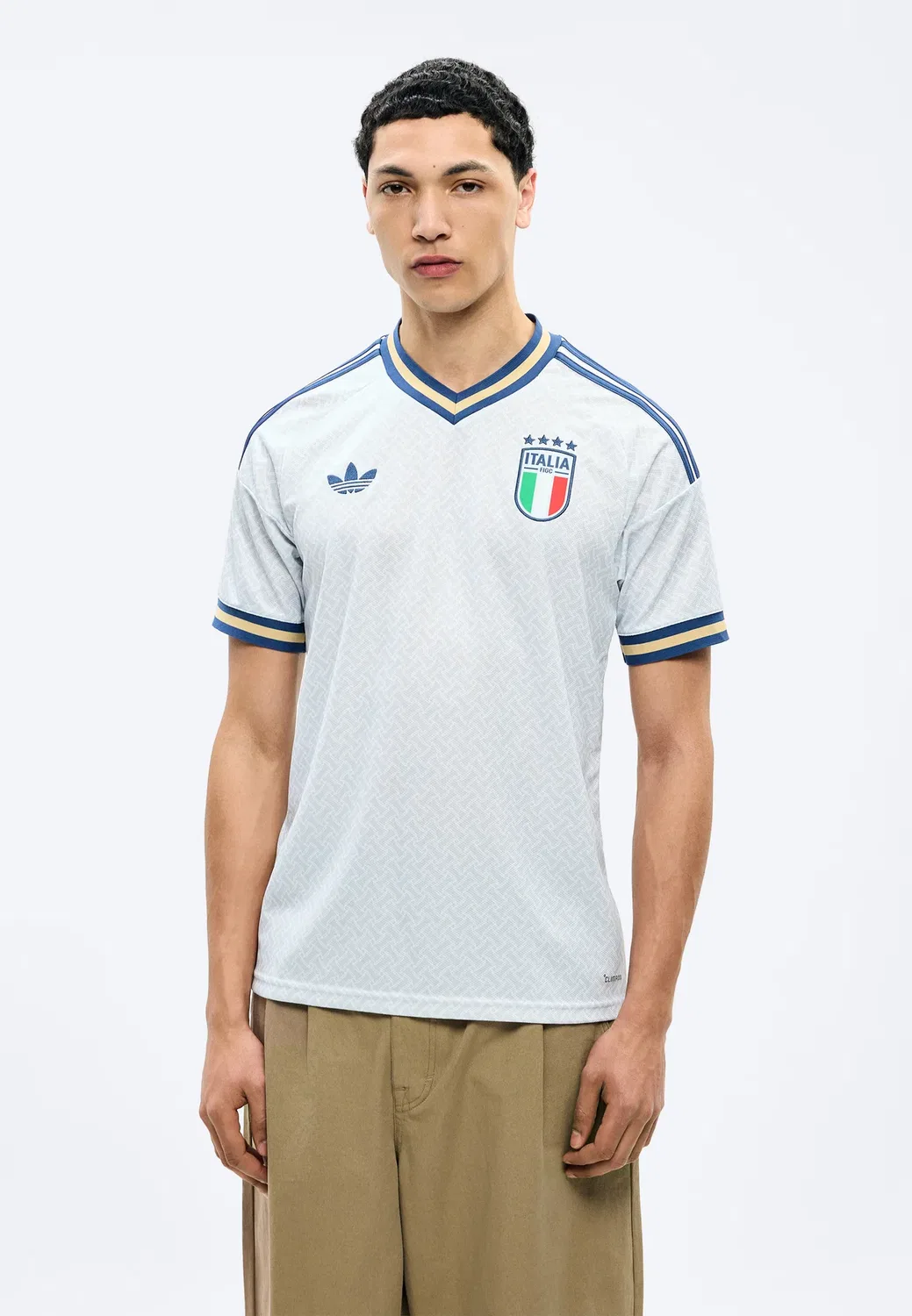 Реплика выездной футбольной формы сборной Италии №26 Adidas Performance, Aero Blue