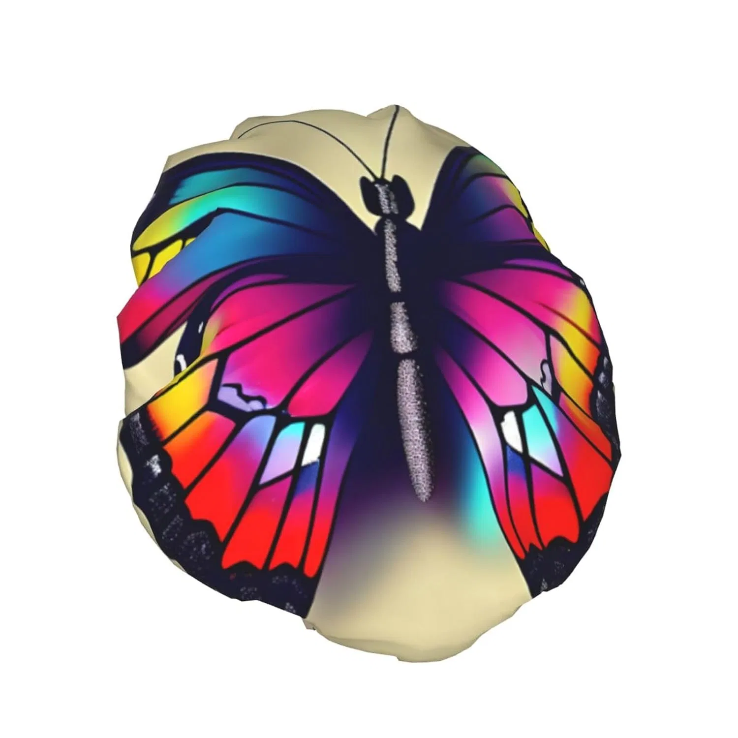 Двухслойная шапочка для душа с бабочками, CPyuqw, Schmetterling — фото 2