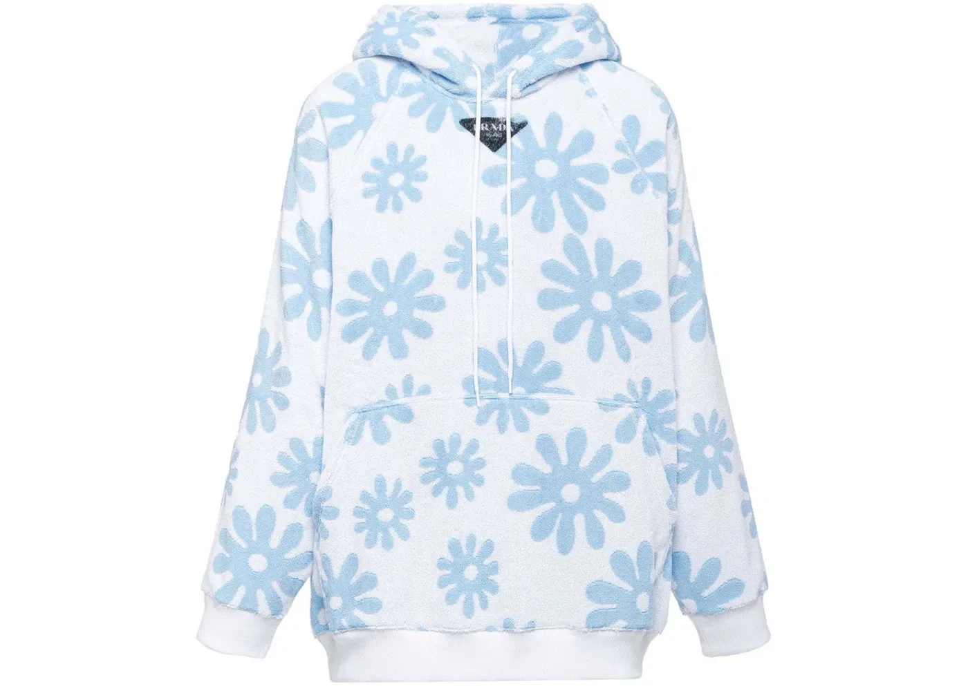 Мужская худи с принтом Prada, Blue