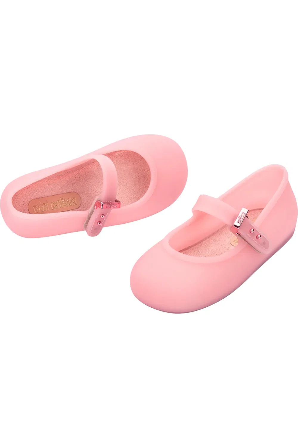Балетки детские водонепроницаемые с ароматом Soft Ballerina Mini Melissa, Milky Pink — фото 4