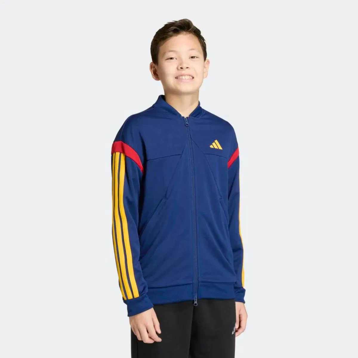 Детская толстовка с длинным рукавом House of Tiro adidas, Azul