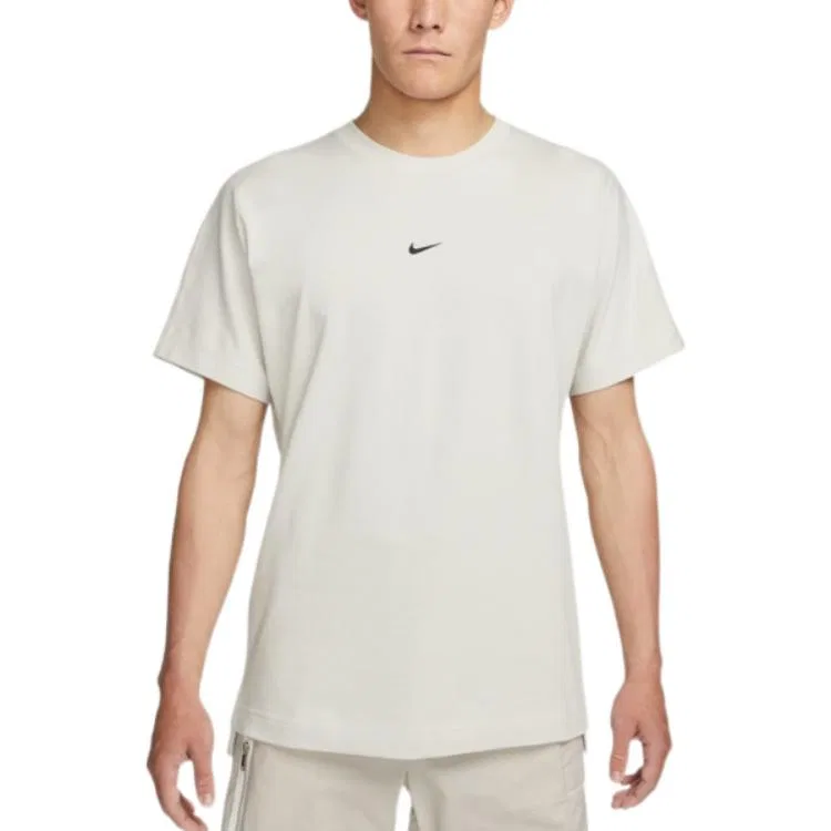 Мужская футболка с круглым вырезом Nike Sportswear Essentials, Ecru — фото 4