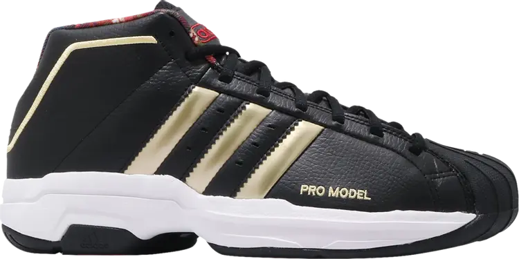 

Кроссовки Adidas Pro Model 2G, черный/золотой