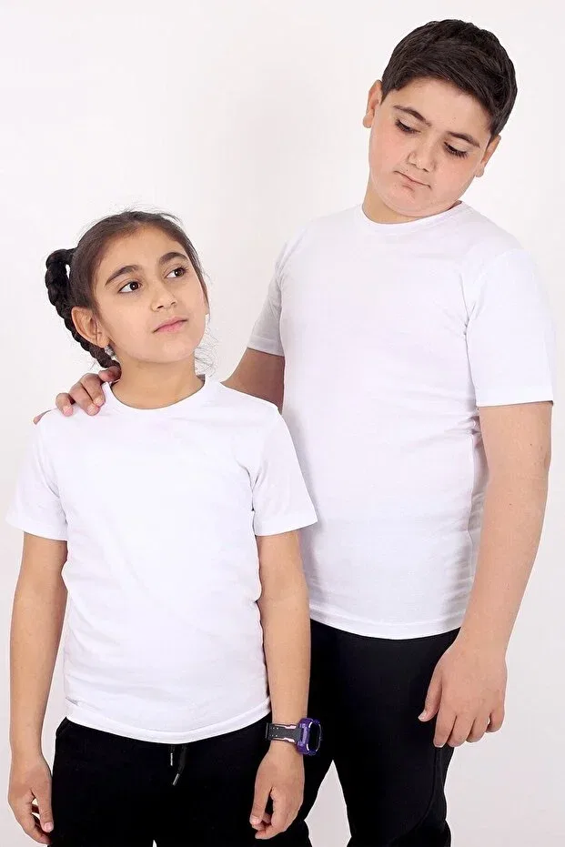 Детская футболка хлопковая Çiggo Kids, White