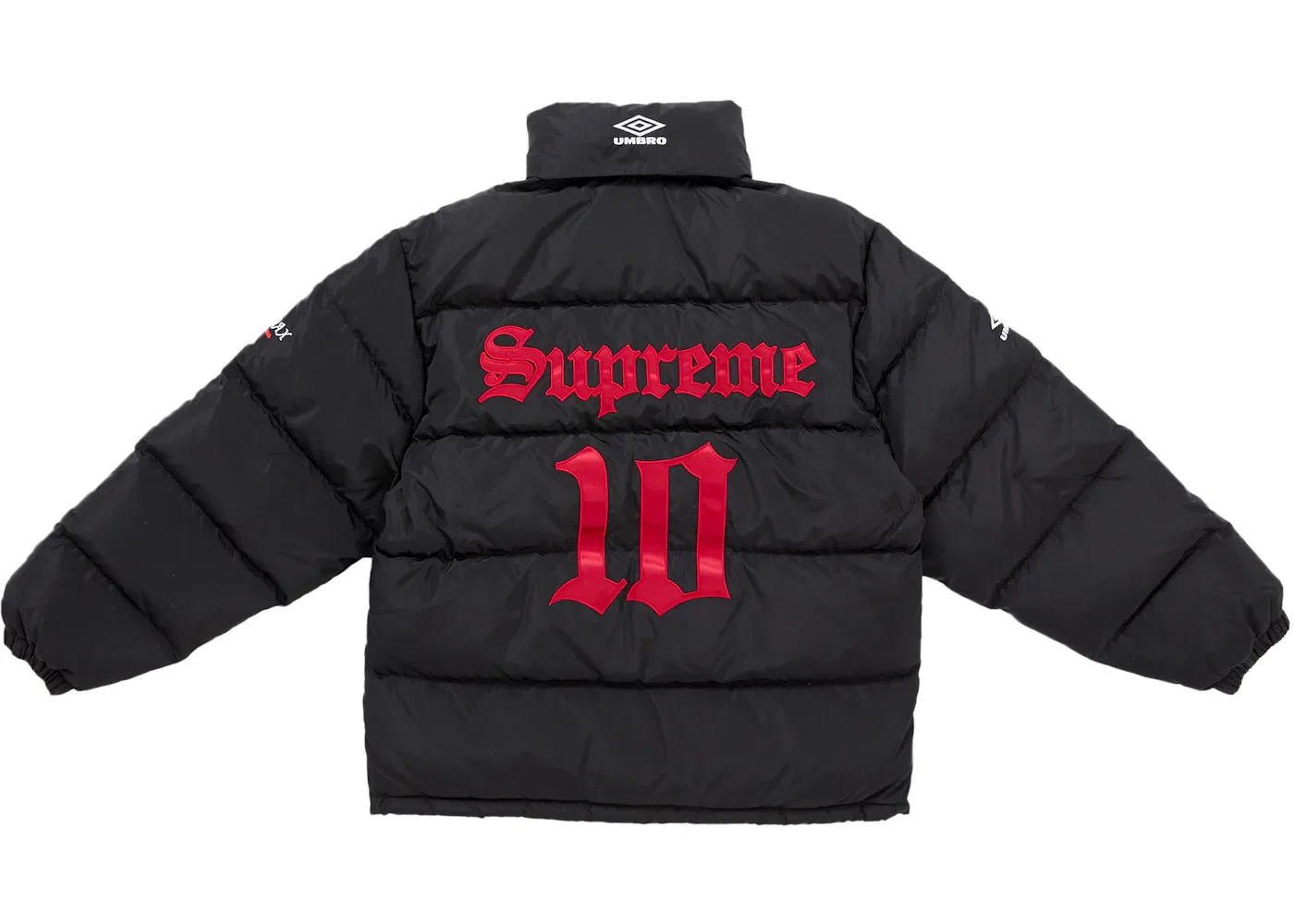 Мужская куртка-пуховик с принтом Umbro Supreme, Black — фото 4